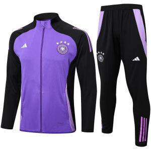 Mens Germany Jacket + Pants Training Suit Purple 2024