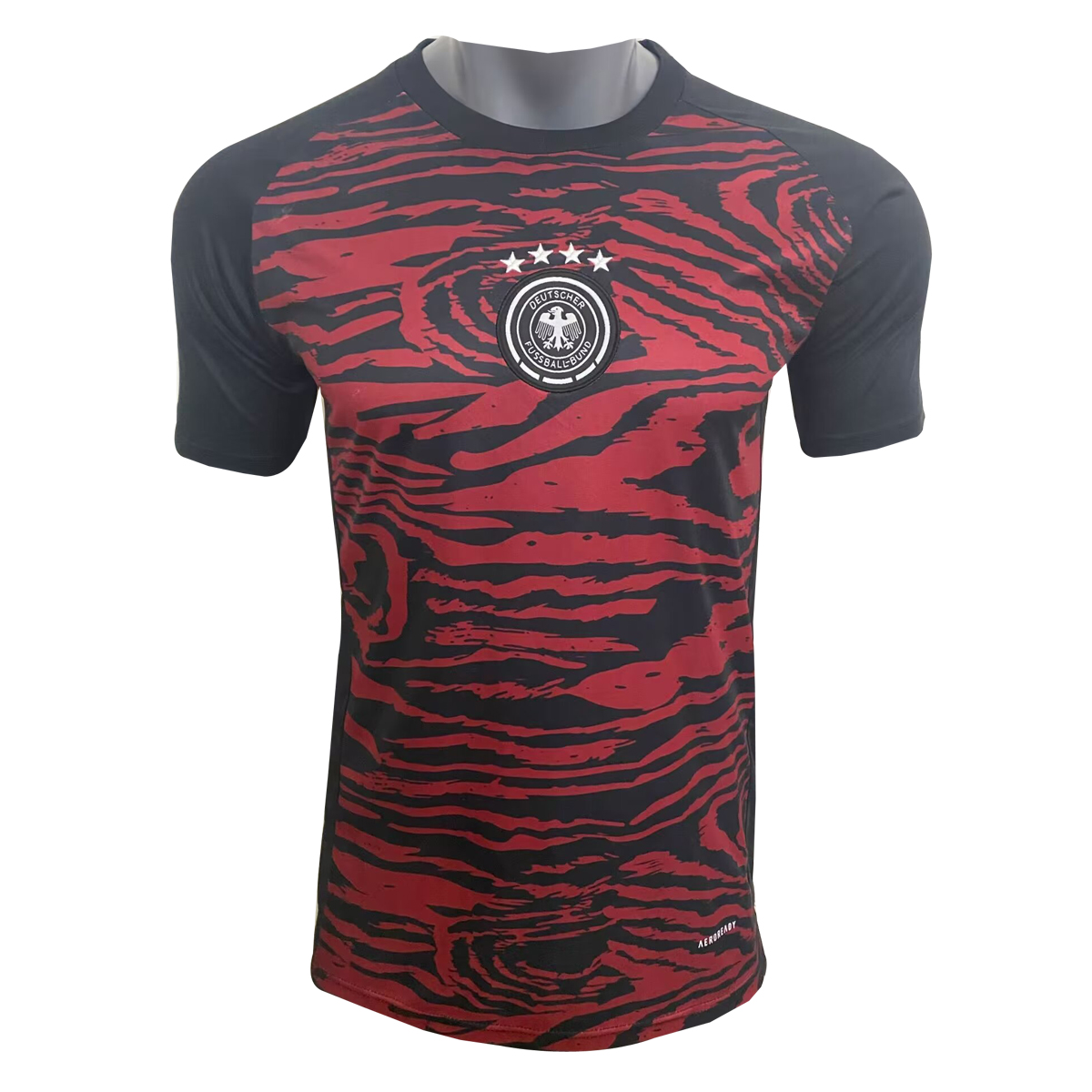 Mens Germany Short Training Red – Black Jersey 2024
