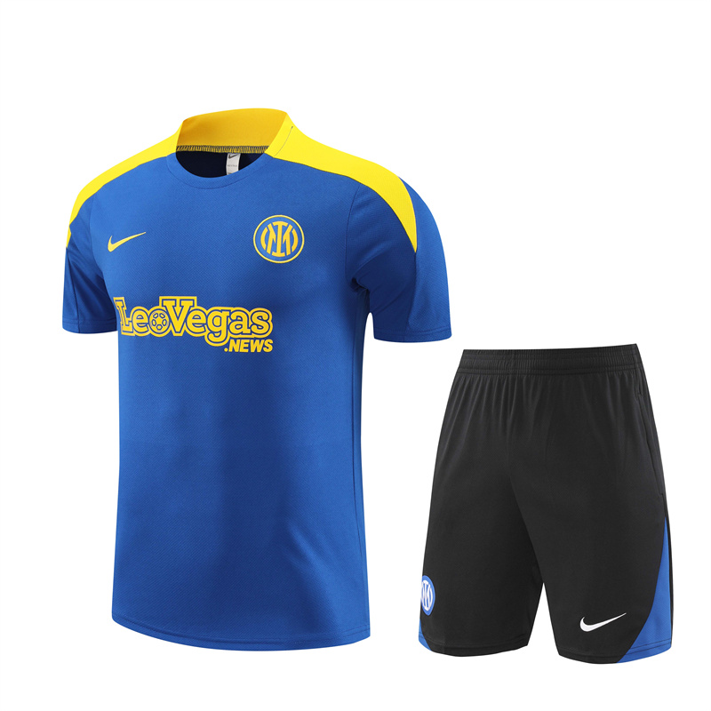 Mens Inter Milan Short Training Suit Blue 2024/25