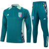 Mens Italy Training Suit Dark Green 2024/25
