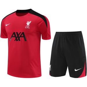 Mens Liverpool Short Training Suit Red 2024/25