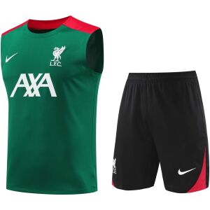 Mens Liverpool Singlet Suit Green 2024/25