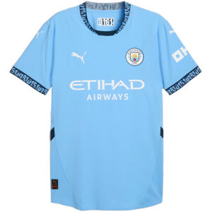 Mens Manchester City Home Authentic Jersey 2024/25 – Match