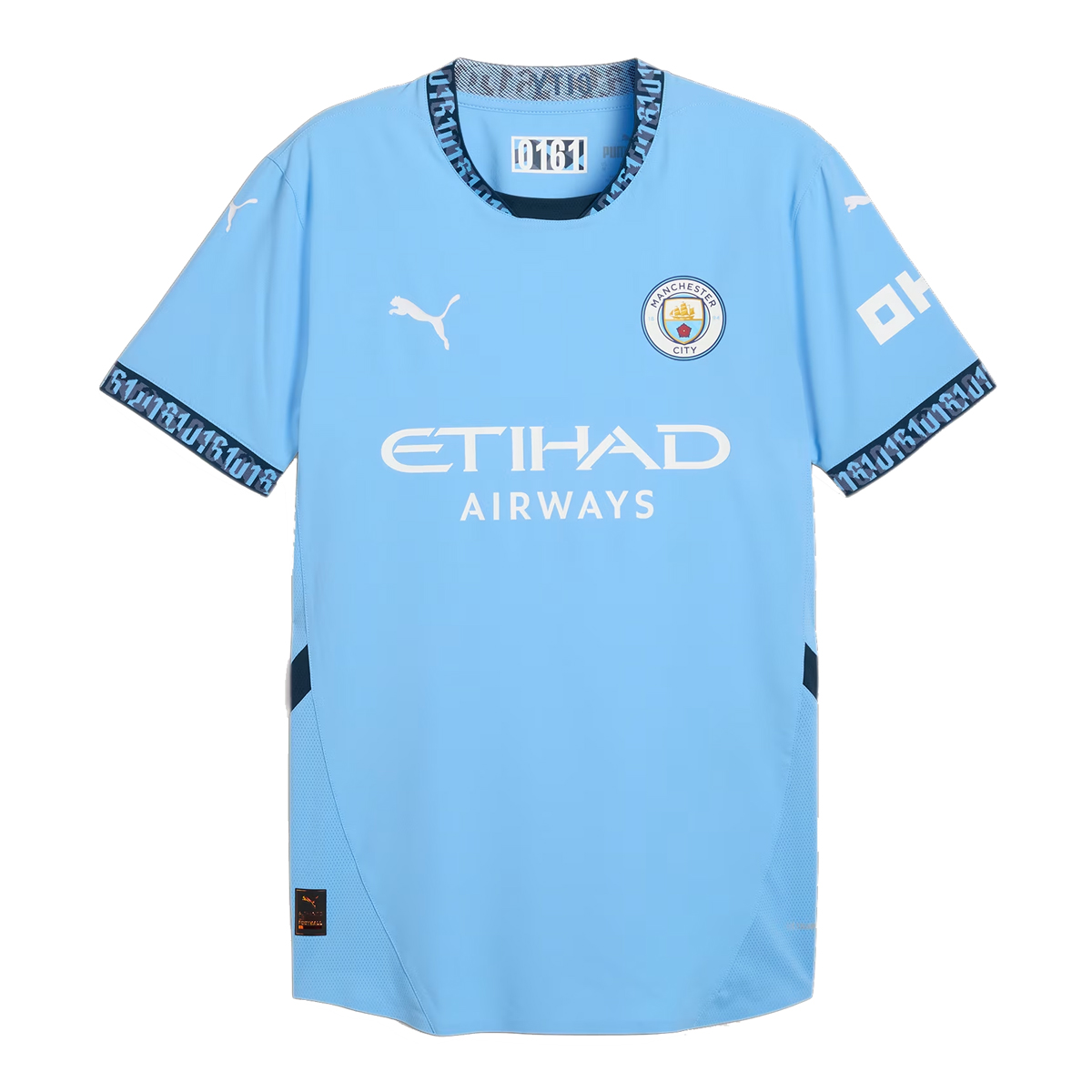 Mens Manchester City Home Authentic Jersey 2024/25 – Match