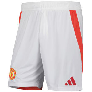 Mens Manchester United Home White Shorts 2024/25