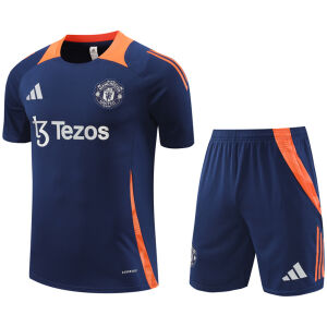 Mens Manchester United Short Training Suit Royal 2024/25