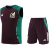 Mens Mexico Singlet Suit Burgundy 2024