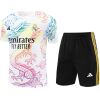 Mens Real Madrid Short Training Suit White Dragon 2024/25