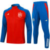 Mens Spain Jacket + Pants Training Suit Red 2024