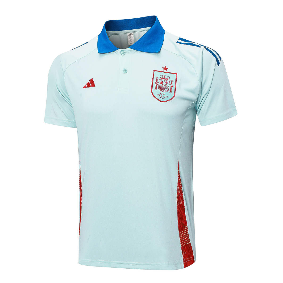 Mens Spain Polo Shirt Light Blue 2024