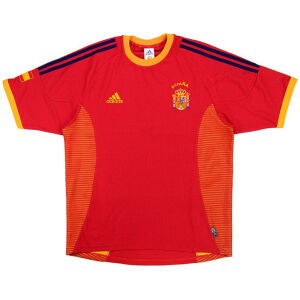 Mens Spain Retro Home Jersey 2002