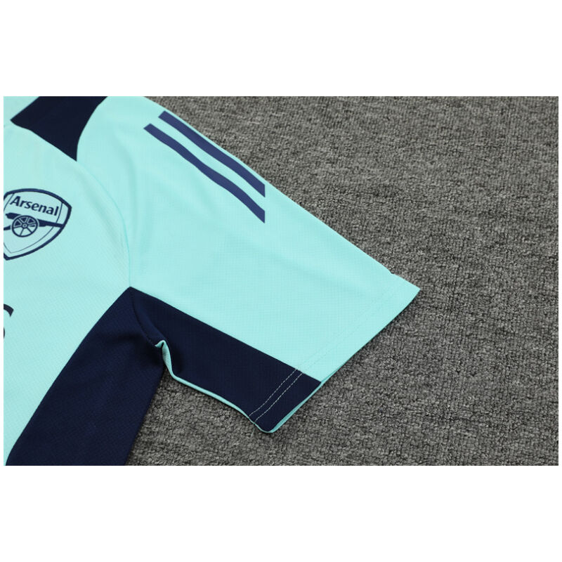 Mens Arsenal Short Training Suit Cyan 2024/25