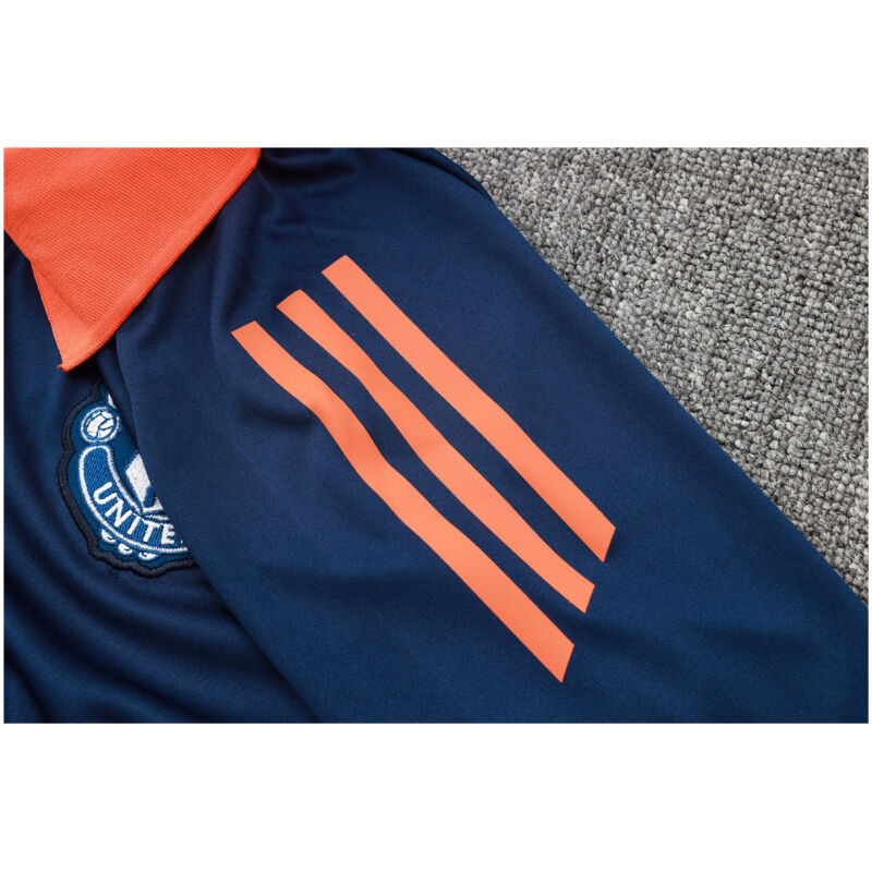 Mens Manchester United Polo Shirt Royal 2024/25