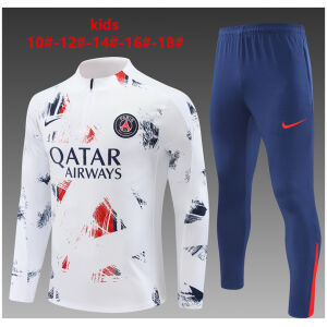 Kids PSG Training Suit White 2024/25