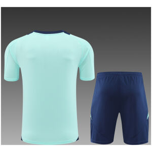 Kids Arsenal Short Training Suit Cyan 2024/25