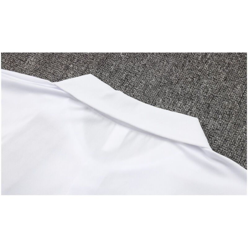 Mens PSG Polo Shirt White 2024/25