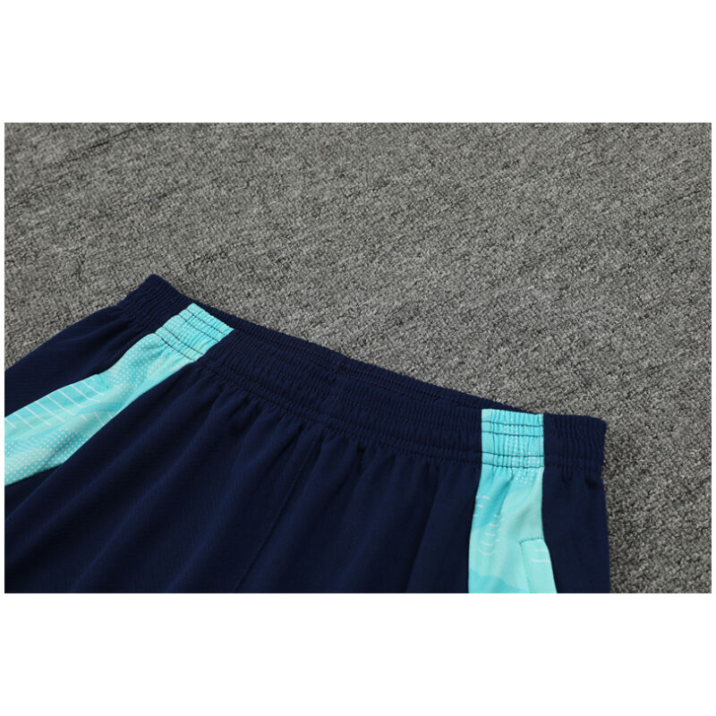 Mens Arsenal Short Training Suit Cyan 2024/25