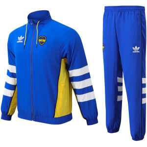 Mens Boca Juniors Retro All Weather Windrunner Blue 1991/93
