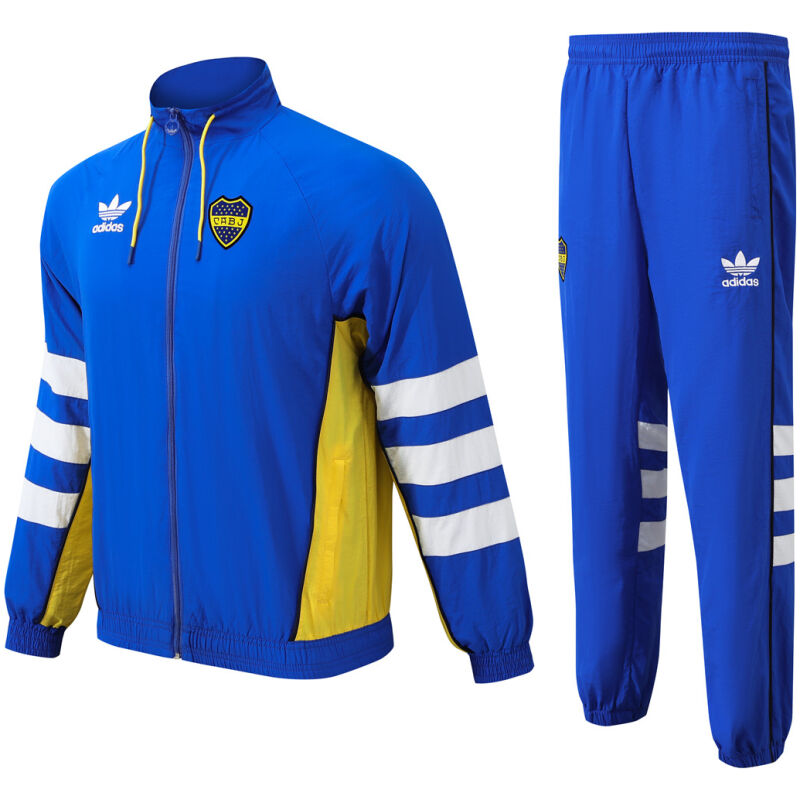 Mens Boca Juniors Retro All Weather Windrunner Blue 1991/93