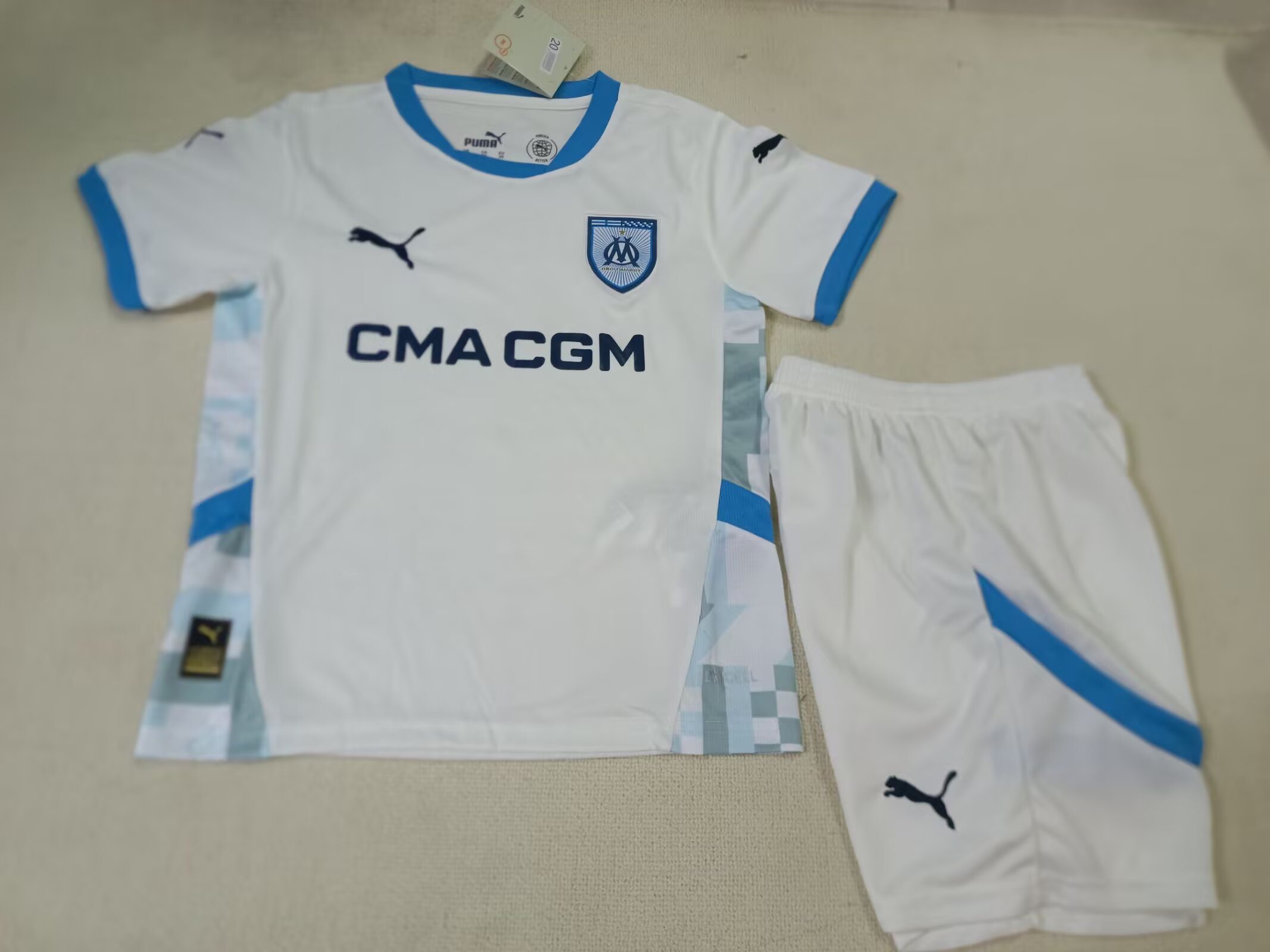 Kids Olympique Marseille Home Jersey 2024/25