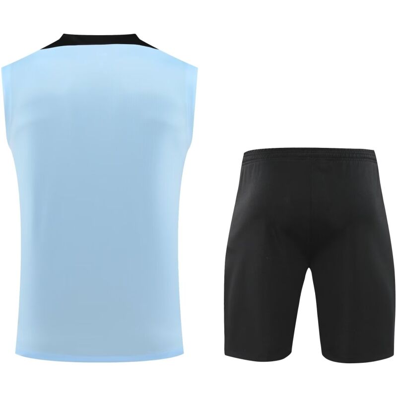 Mens Barcelona Singlet Suit Light Blue 2024/25