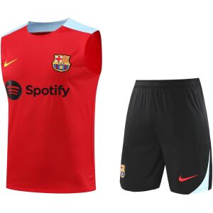 Mens Barcelona Singlet Suit Red 2024/25