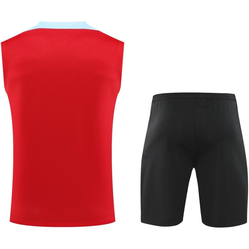 Mens Barcelona Singlet Suit Red 2024/25
