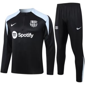 Mens Barcelona Training Suit Black 2024/25