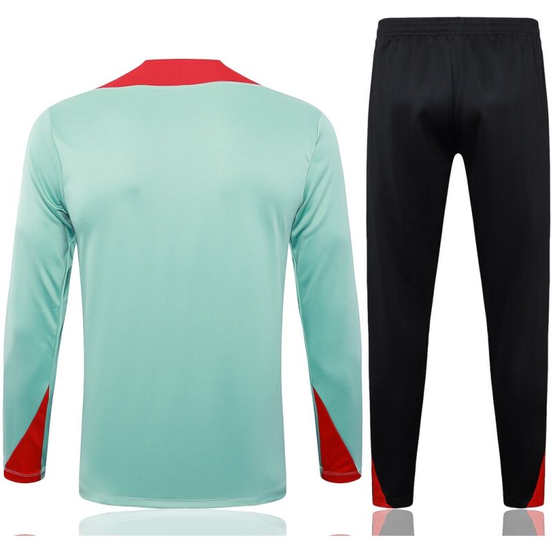 Mens Liverpool Training Suit Light Green 2024/25