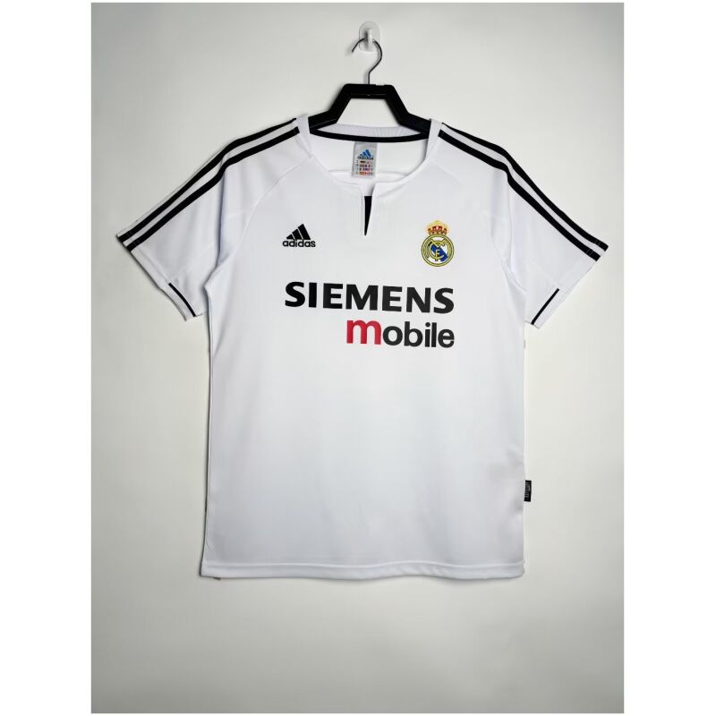 Mens Real Madrid Retro Home Jersey 2003/04