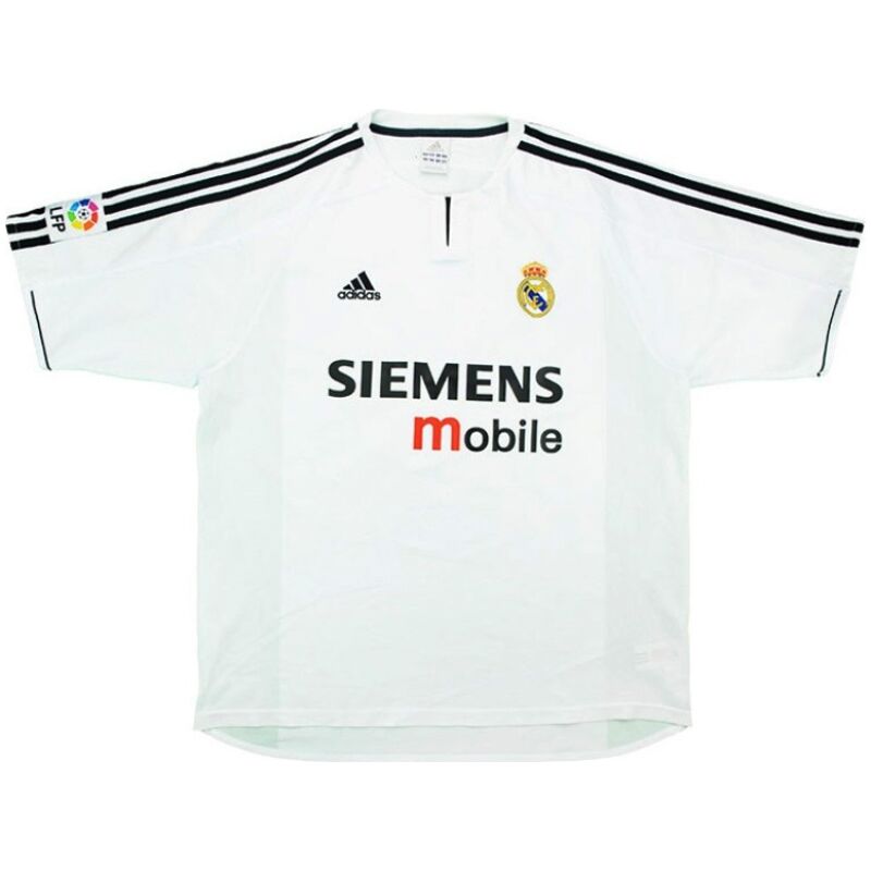 Mens Real Madrid Retro Home Jersey 2003/04