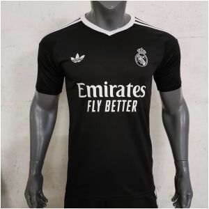 Mens Real Madrid Goalkeeper Black Jersey 2024/25