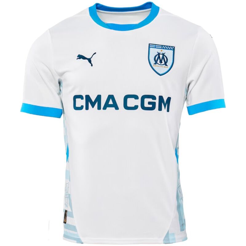 Mens Olympique Marseille Home Jersey 2024/25