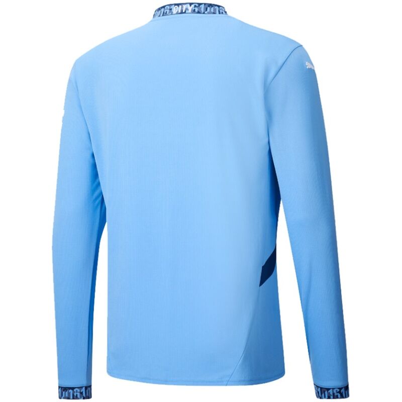 Mens Manchester City Home Jersey Long Sleeve 2024/25