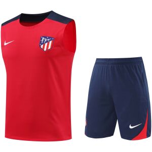 Mens Atletico Madrid Singlet Suit Red 2024/25