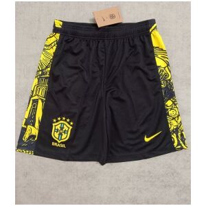 Mens Brazil Special Edition Black – Yellow Shorts 2024