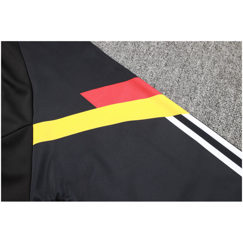 Herren Deutschland Jacke + Hose Trainingsanzug Schwarz 2024