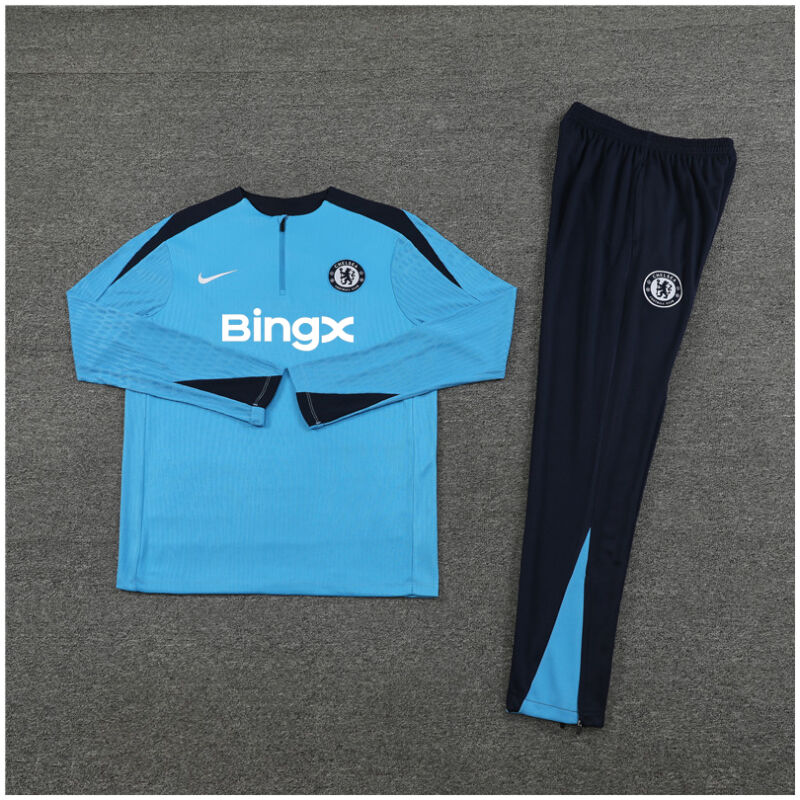 Kids Chelsea Training Suit Blue 2024/25
