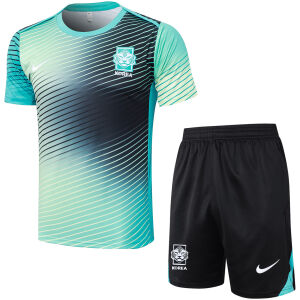 Mens Korea Short Training Suit Green 2024