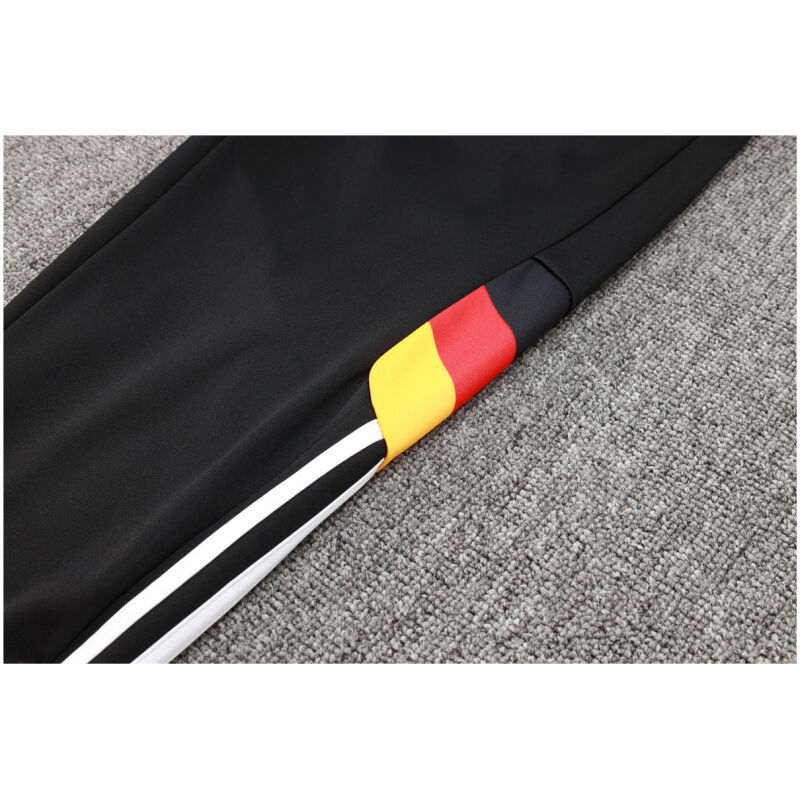 Herren Deutschland Jacke + Hose Trainingsanzug Schwarz 2024