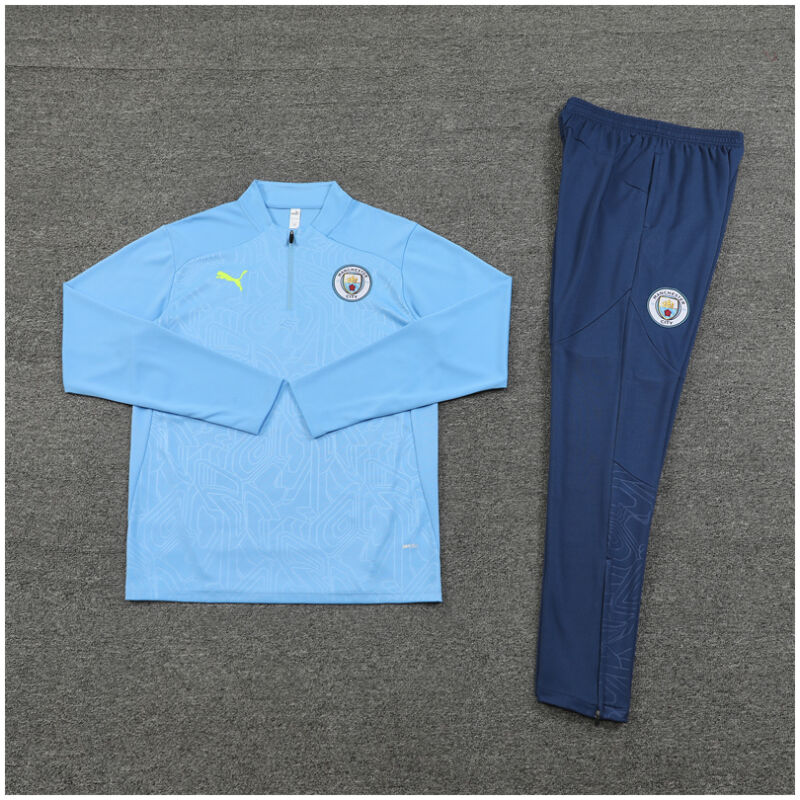 Mens Manchester City Training Suit Blue 2024/25