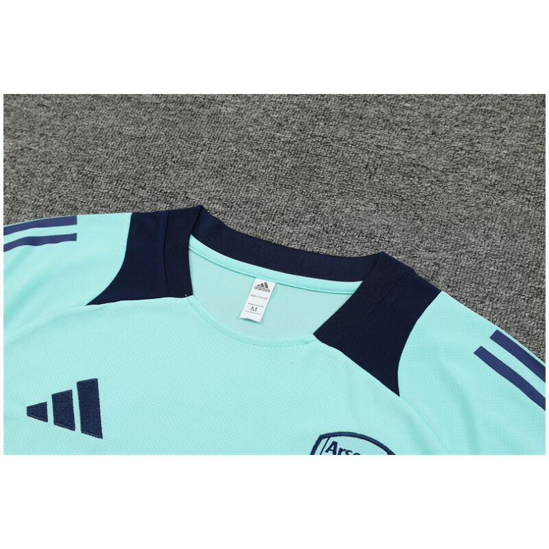 Mens Arsenal Short Training Suit Cyan 2024/25