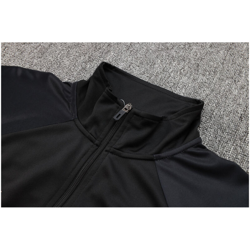 Herren Deutschland Jacke + Hose Trainingsanzug Schwarz 2024