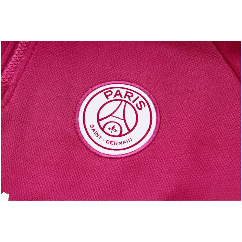 Mens PSG Hoodie Sweatshirt + Pants Training Suit Purple 2024