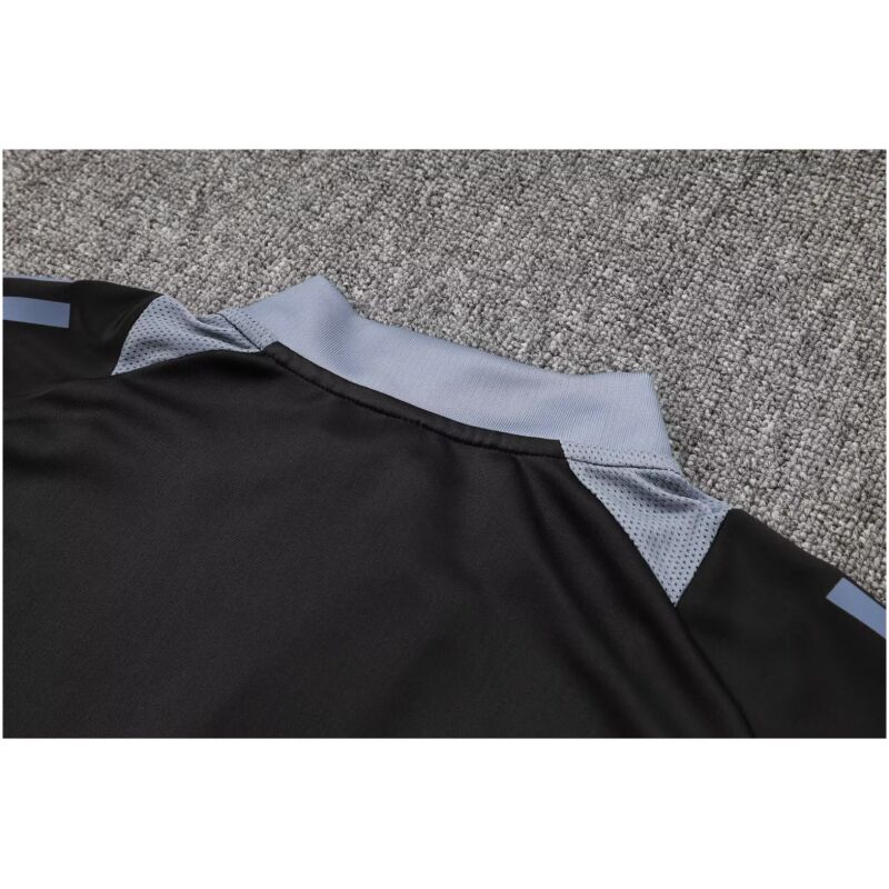 Mens Italy Training Suit Black 2024