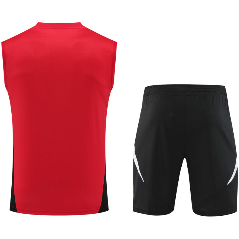 Mens Manchester United Singlet Suit Red 2024/25