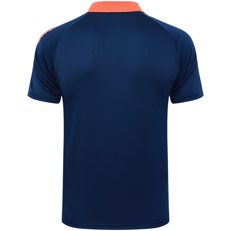 Mens Manchester United Polo Shirt Royal 2024/25