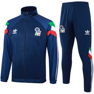Mens Italy Jacket + Pants Training Suit Royal 2024