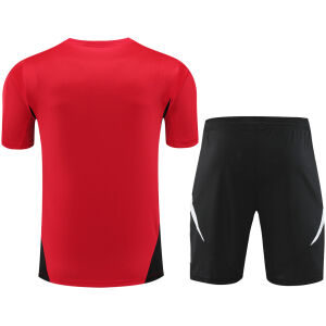 Mens Manchester United Short Training Suit Red 2024/25
