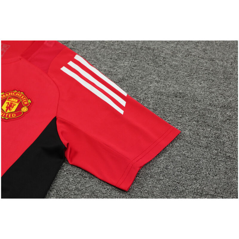 Mens Manchester United Short Training Suit Red 2024/25